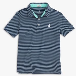 NWT johnnie-O Boys Merrins Jr Striped Polo- 8